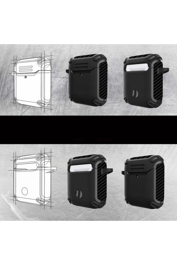 Apple Airpods Kılıf Zore Airbag 26 Silikon