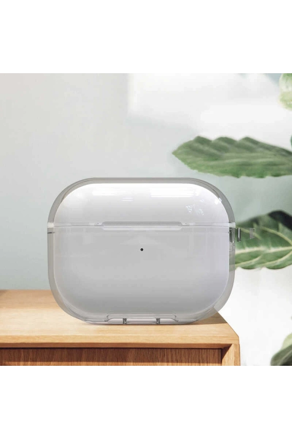 Apple Airpods Pro 2 Kılıf Şeffaf Kristal Silikon Zore Airbag 14 Kılıf