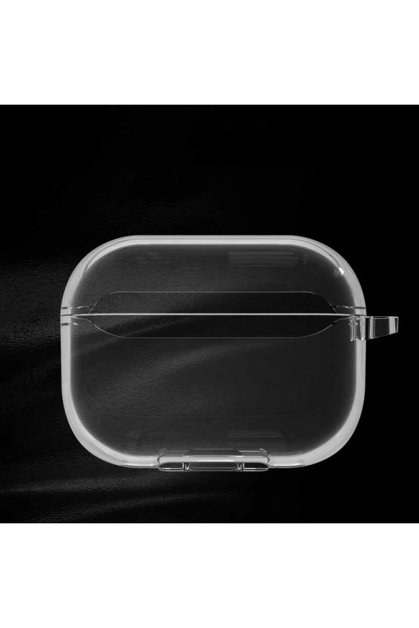 Apple Airpods Pro 2 Kılıf Şeffaf Kristal Silikon Zore Airbag 14 Kılıf