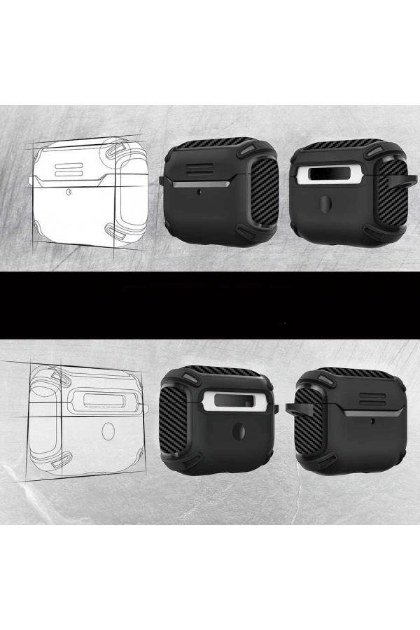 Apple Airpods Pro Kılıf Zore Airbag 26 Silikon