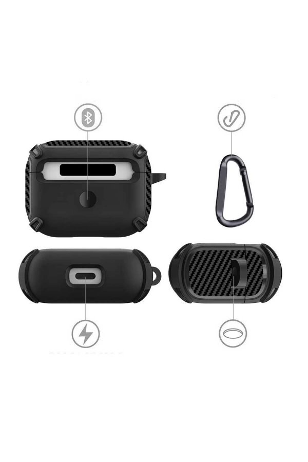 Apple Airpods Pro Kılıf Zore Airbag 26 Silikon