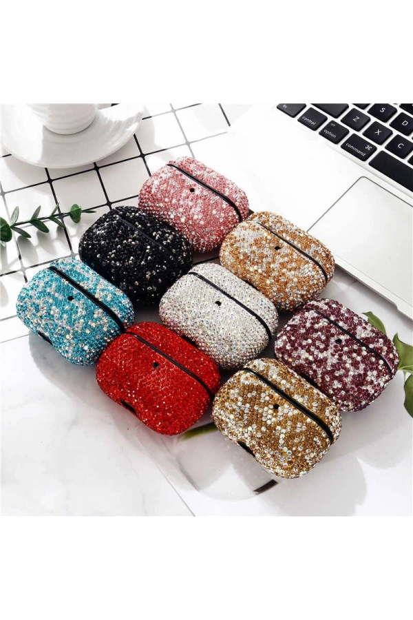 Apple Airpods Pro Kılıf Zore Diamond Silikon