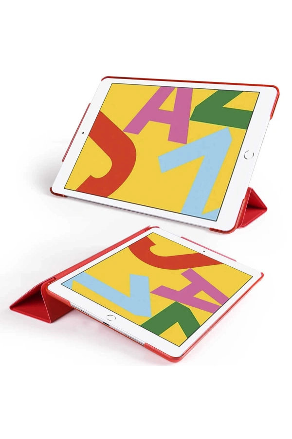 Apple iPad 10.2 (8.Nesil) Zore Smart Cover Standlı 1-1 Kılıf