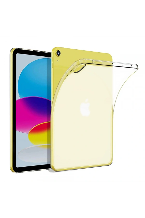 Apple iPad 10.9 2022 (10.Nesil) Kılıf Zore Tablet Süper Silikon Kapak