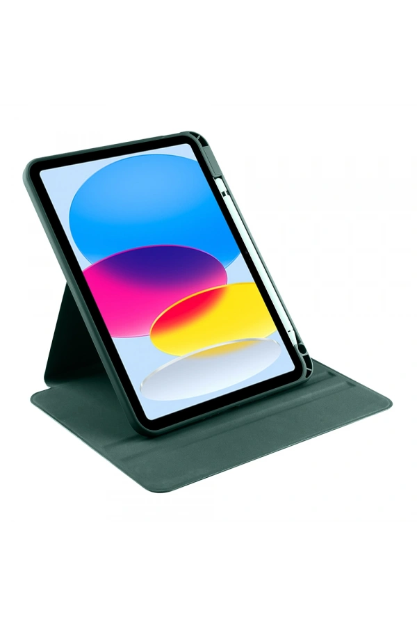 Apple iPad 10.9 2022 (10.Nesil) Kılıf Zore Termik Kalem Bölmeli Dönebilen Standlı Kılıf