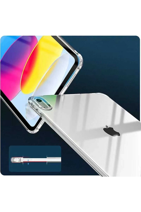 Apple iPad 11.Nesil 2025 Kılıf Zore Tablet Nitro Anti Shock Silikon Kapak
