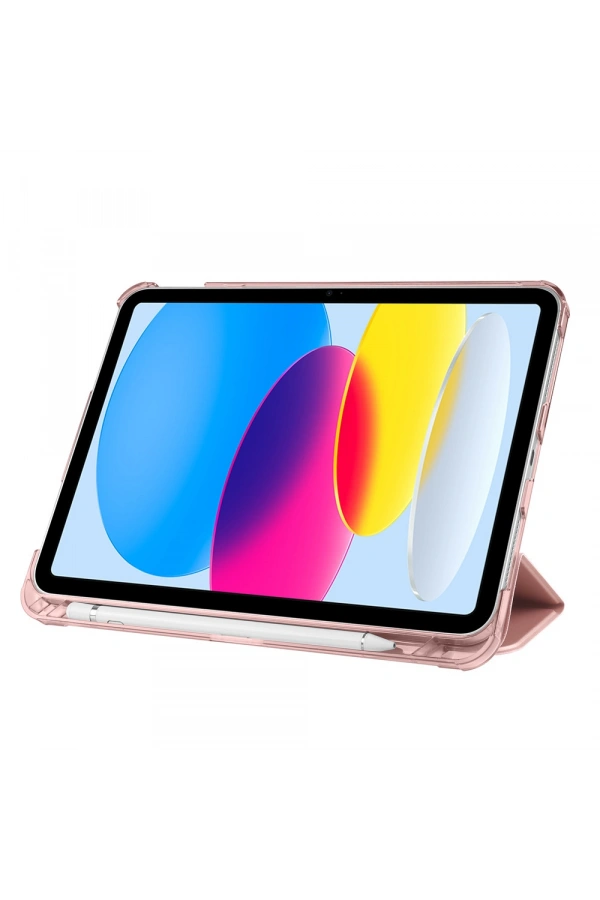 Apple iPad 11.Nesil 2025 Zore Smart Cover Kalem Bölmeli Standlı 1-1 Kılıf