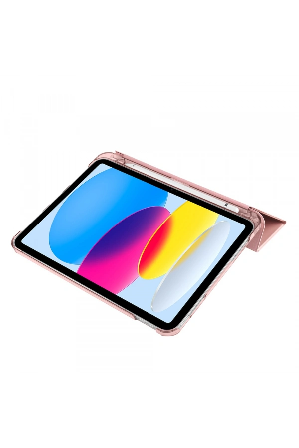 Apple iPad 11.Nesil 2025 Zore Smart Cover Kalem Bölmeli Standlı 1-1 Kılıf