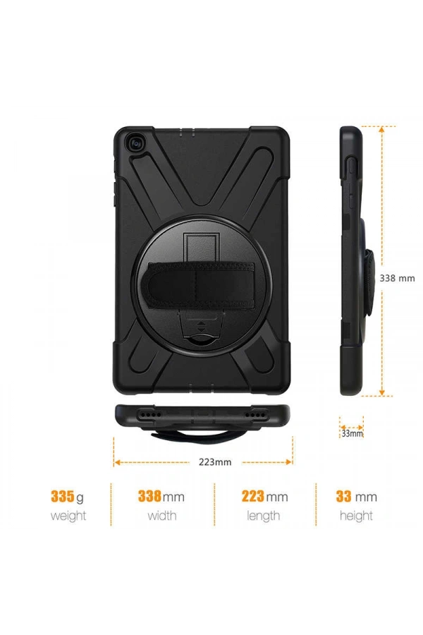 Apple iPad 9.7 2017 (5.Nesil) Kılıf Zore Defender Tablet Silikon