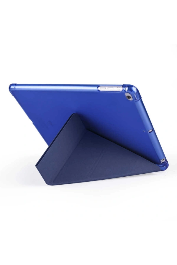 Apple iPad 9.7 2017 (5.Nesil) Kılıf Zore Tri Folding Kalem Bölmeli Standlı Kılıf