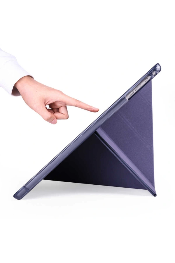Apple iPad 9.7 2018 (6.Nesil) Kılıf Zore Tri Folding Kalem Bölmeli Standlı Kılıf