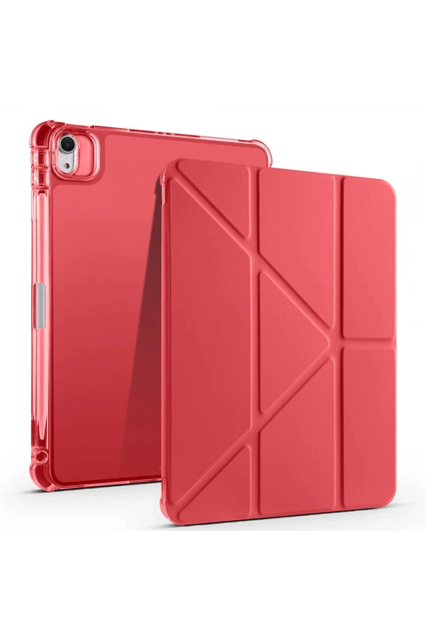 Apple iPad Air 11 2025 M3 Kılıf Zore Tri Folding Kalem Bölmeli Standlı Kılıf