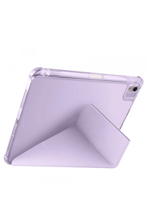 Apple iPad Air 11 2025 M3 Kılıf Zore Tri Folding Kalem Bölmeli Standlı Kılıf