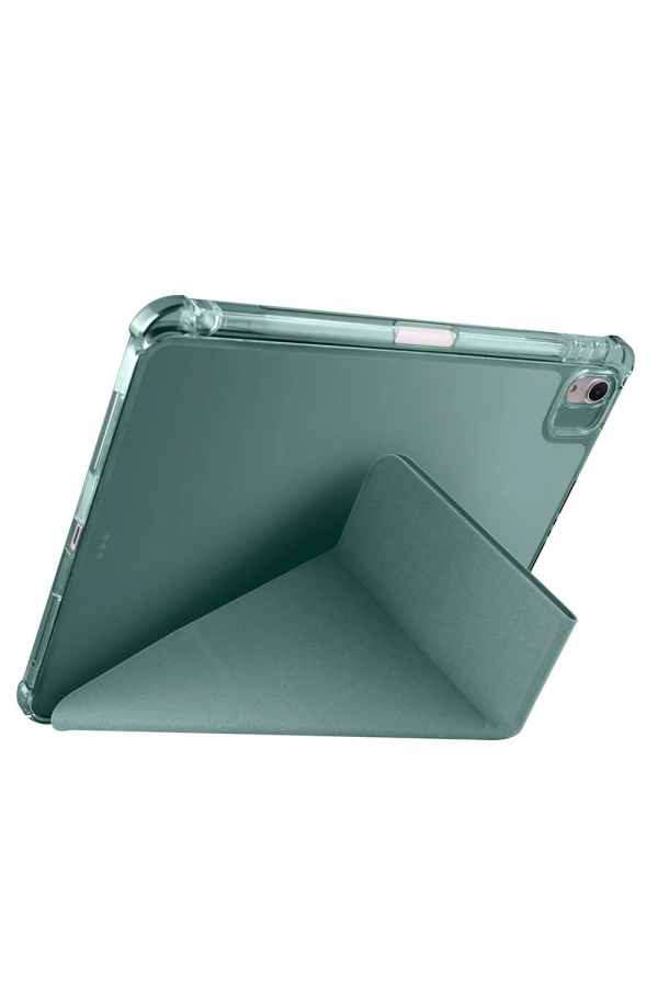Apple iPad Air 11 2025 M3 Kılıf Zore Tri Folding Kalem Bölmeli Standlı Kılıf