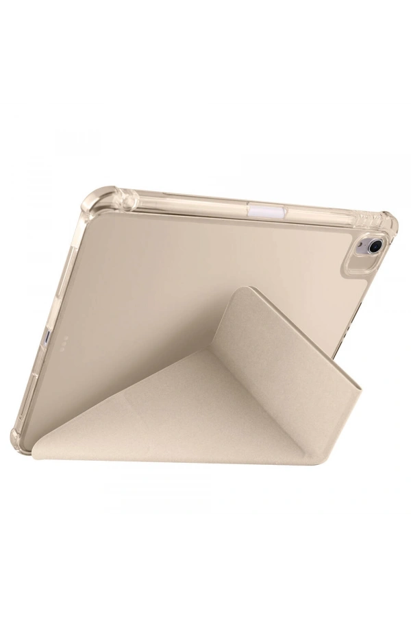 Apple iPad Air 11 2025 M3 Kılıf Zore Tri Folding Kalem Bölmeli Standlı Kılıf