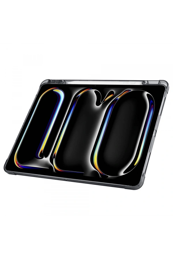 Apple iPad Air 13 2024 Kılıf Zore Tri Folding Kalem Bölmeli Standlı Kılıf