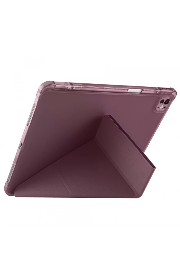 Apple iPad Air 13 2024 Kılıf Zore Tri Folding Kalem Bölmeli Standlı Kılıf