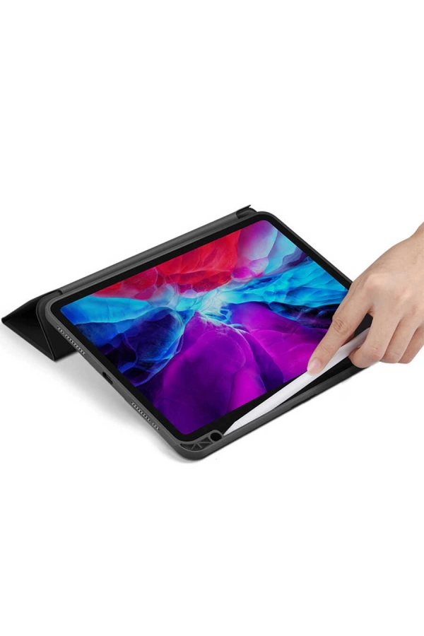 Apple iPad Pro 10.5 (7.Nesil) Kılıf Zore Nort Arkası Şeffaf Standlı Kılıf