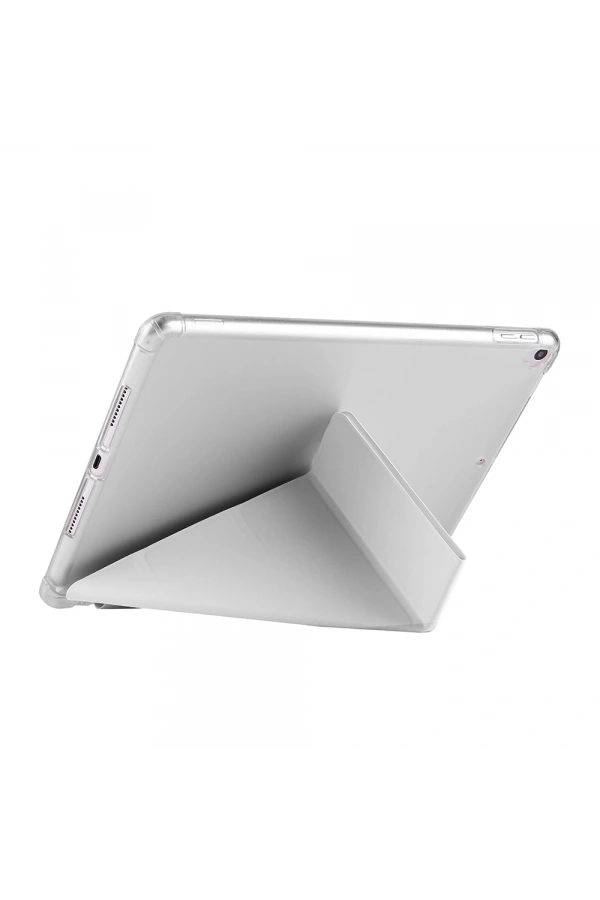Apple iPad Pro 10.5 (7.Nesil) Kılıf Zore Tri Folding Kalem Bölmeli Standlı Kılıf