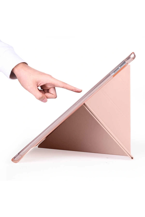Apple iPad Pro 10.5 (7.Nesil) Kılıf Zore Tri Folding Kalem Bölmeli Standlı Kılıf