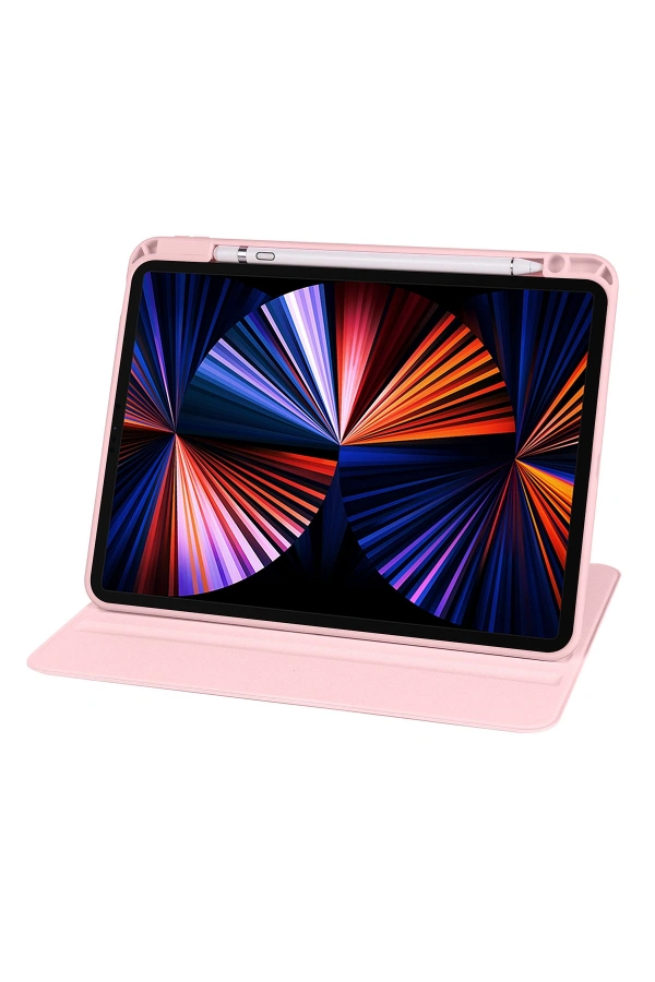 Apple iPad Pro 11 2018 Kılıf Zore Termik Kalem Bölmeli Dönebilen Standlı Kılıf