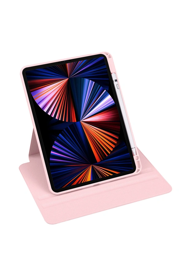 Apple iPad Pro 11 2018 Kılıf Zore Termik Kalem Bölmeli Dönebilen Standlı Kılıf