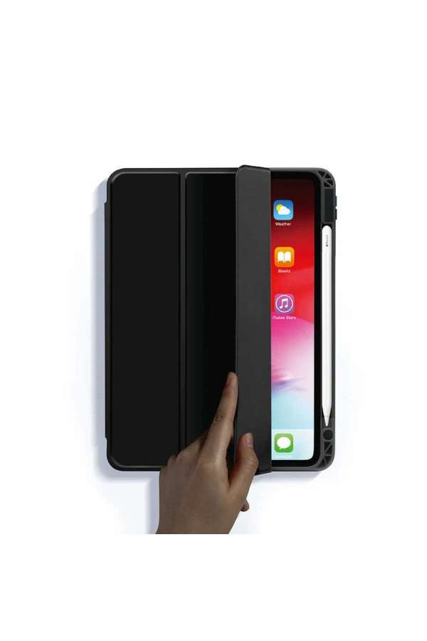 Apple iPad Pro 11 2020 (2.Nesil) Kılıf Zore Nort Arkası Şeffaf Standlı Kılıf