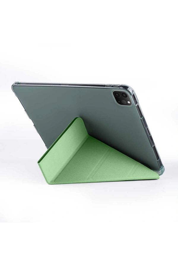 Apple iPad Pro 11 2020 (2.Nesil) Kılıf Zore Tri Folding Kalem Bölmeli Standlı Kılıf