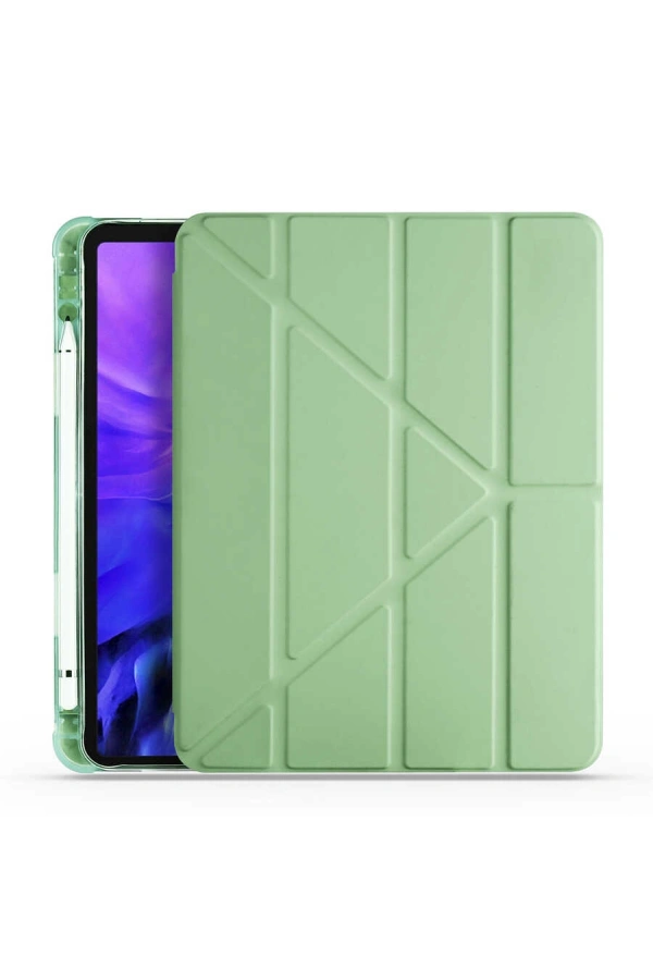 Apple iPad Pro 11 2020 (2.Nesil) Kılıf Zore Tri Folding Kalem Bölmeli Standlı Kılıf