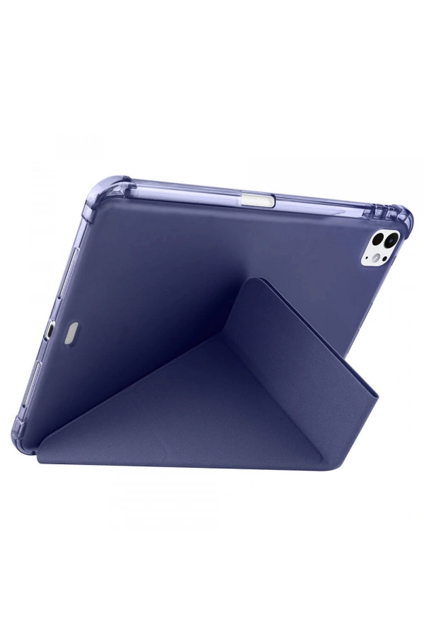 Apple iPad Pro 11 2024 Kılıf Zore Tri Folding Kalem Bölmeli Standlı Kılıf
