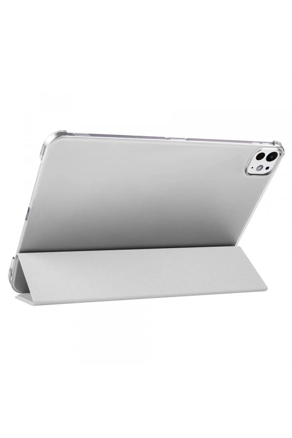 Apple iPad Pro 11 2024 Zore Smart Cover Kalem Bölmeli Standlı 1-1 Kılıf