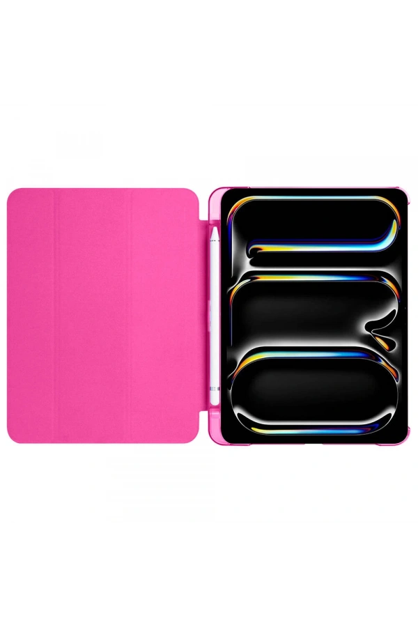 Apple iPad Pro 11 2024 Zore Smart Cover Kalem Bölmeli Standlı 1-1 Kılıf