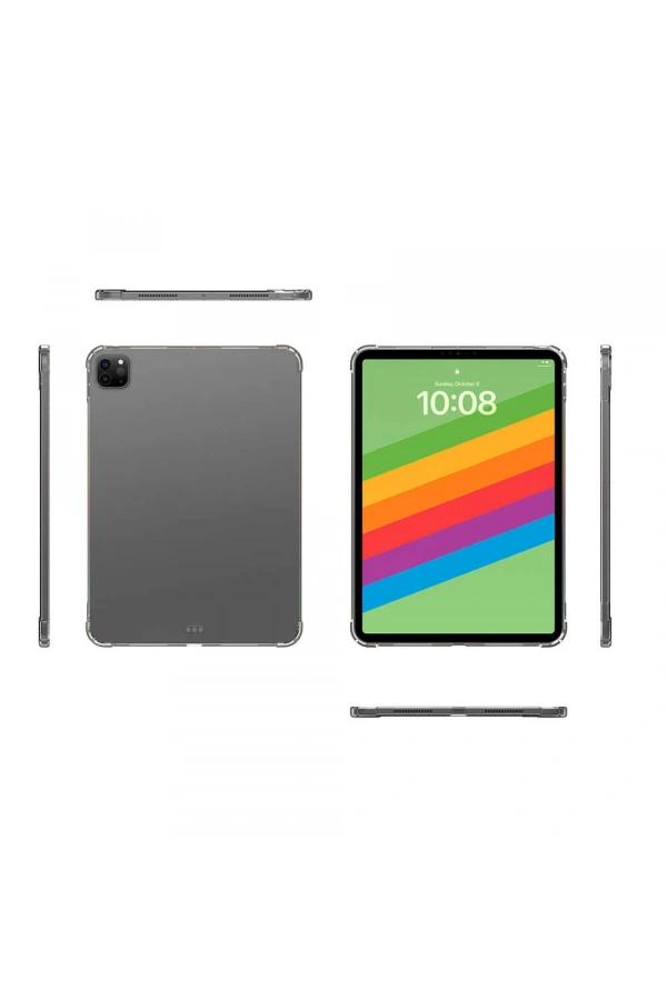 Apple iPad Pro 11 2025 M5 Kılıf Zore Tablet Nitro Anti Shock Silikon Kapak