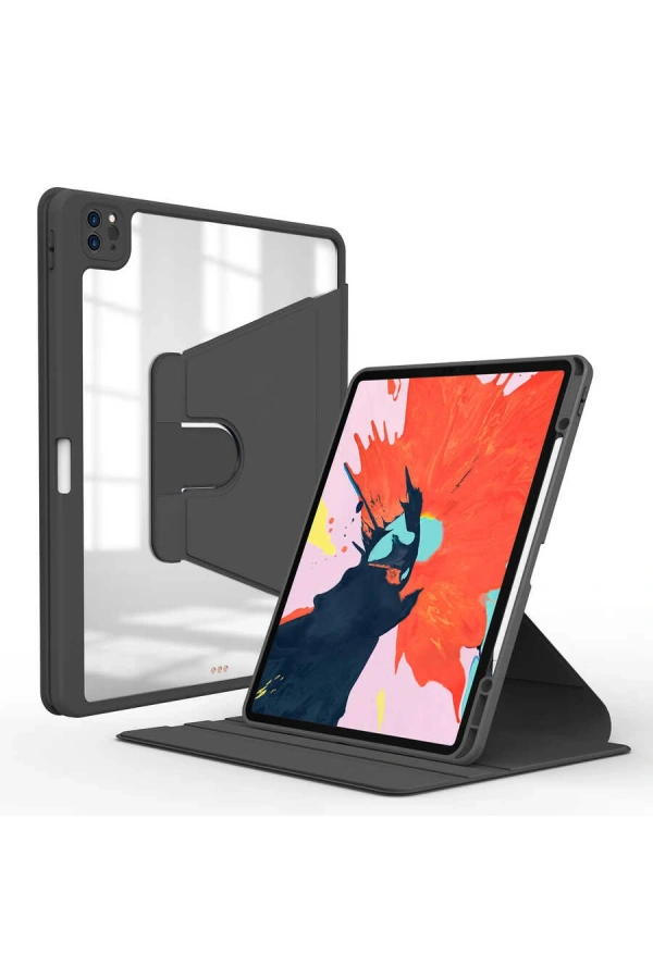 Apple iPad Pro 12.9 2020 (4.Nesil) Kılıf Zore Nayn Dönebilen Standlı Kılıf