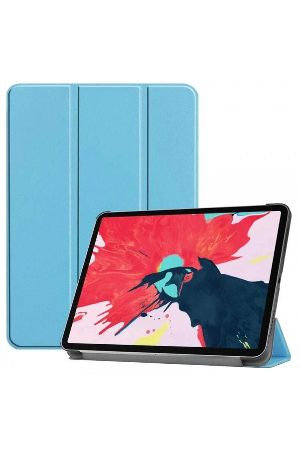 Apple iPad Pro 12.9 2020 (4.Nesil) Zore Smart Cover Standlı 1-1 Kılıf