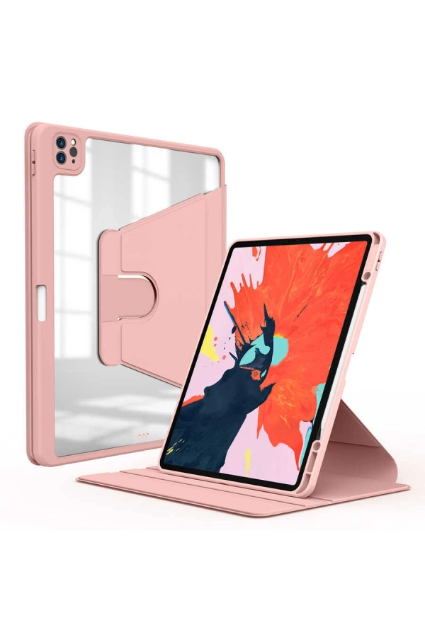 Apple iPad Pro 12.9 2022 M2 Kılıf Zore Nayn Dönebilen Standlı Kılıf