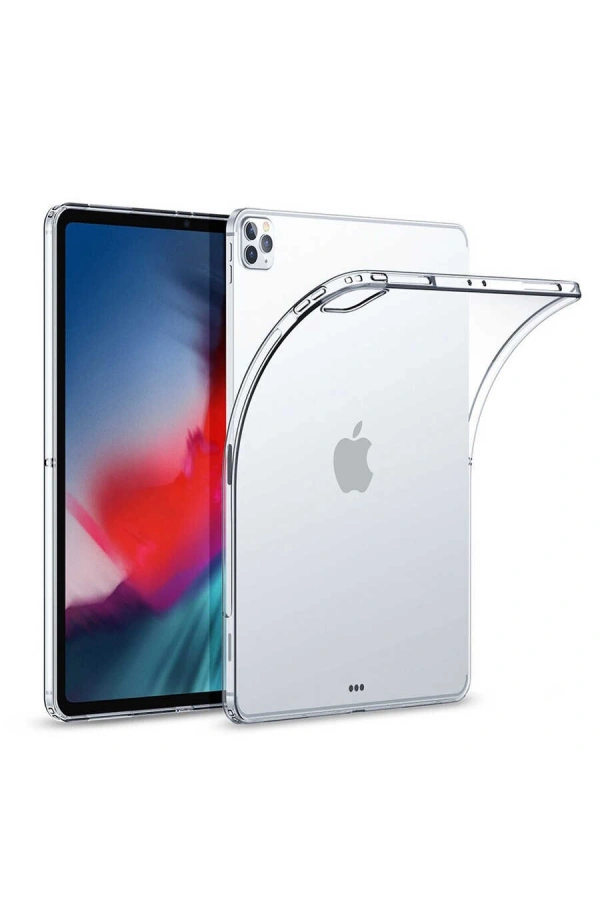 Apple iPad Pro 12.9 Pro 2020 (4.Nesil) Kılıf Zore Tablet Süper Silikon Kapak