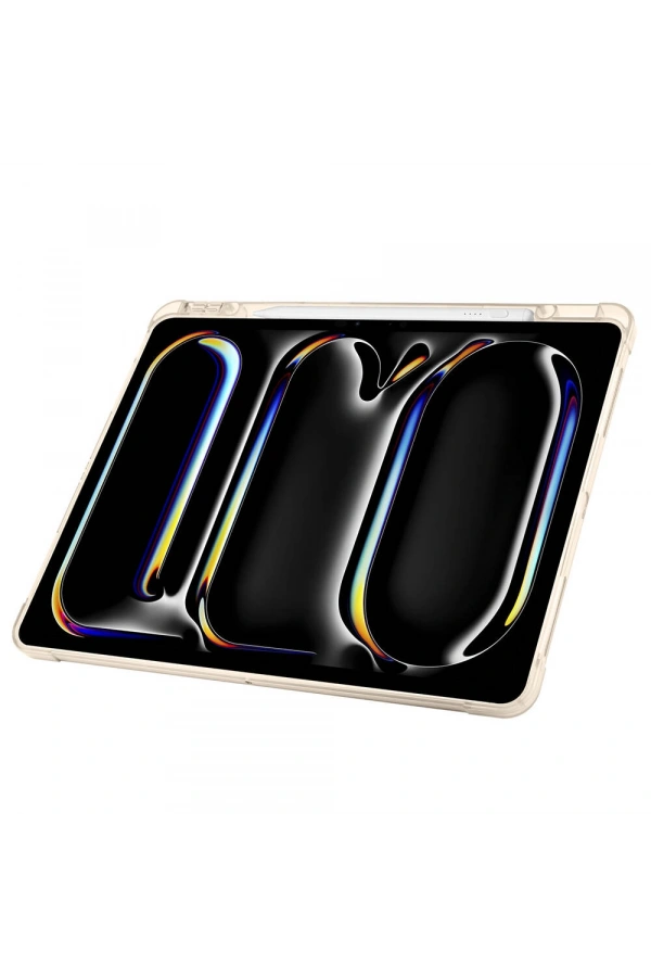 Apple iPad Pro 13 2025 M5 Kılıf Zore Tri Folding Kalem Bölmeli Standlı Kılıf