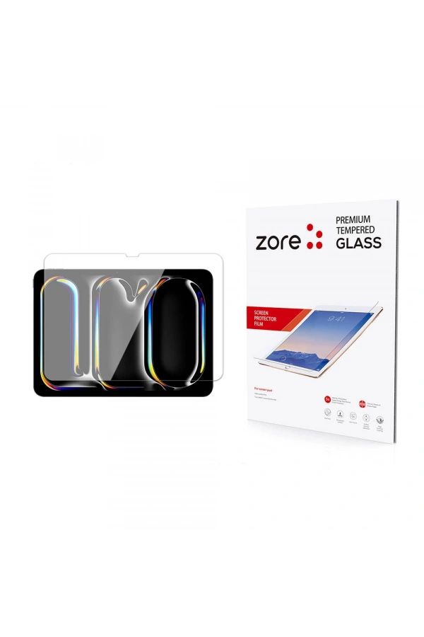 Apple iPad Pro 13 2025 M5 Zore Tablet Temperli Cam Ekran Koruyucu