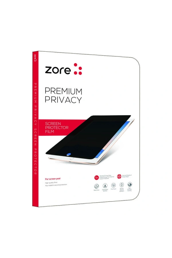Apple iPad Pro 9.7 2016 Zore Tablet Privacy Temperli Cam Ekran Koruyucu