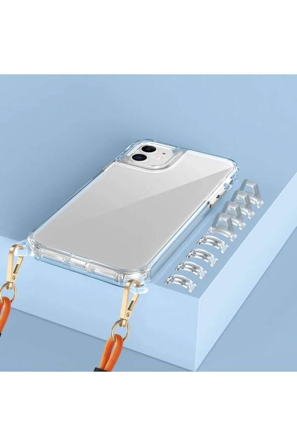 Apple iPhone 11 Kılıf Airbagli Takılabilir Askı Aparatlı Zore Snap Silikon Kapak