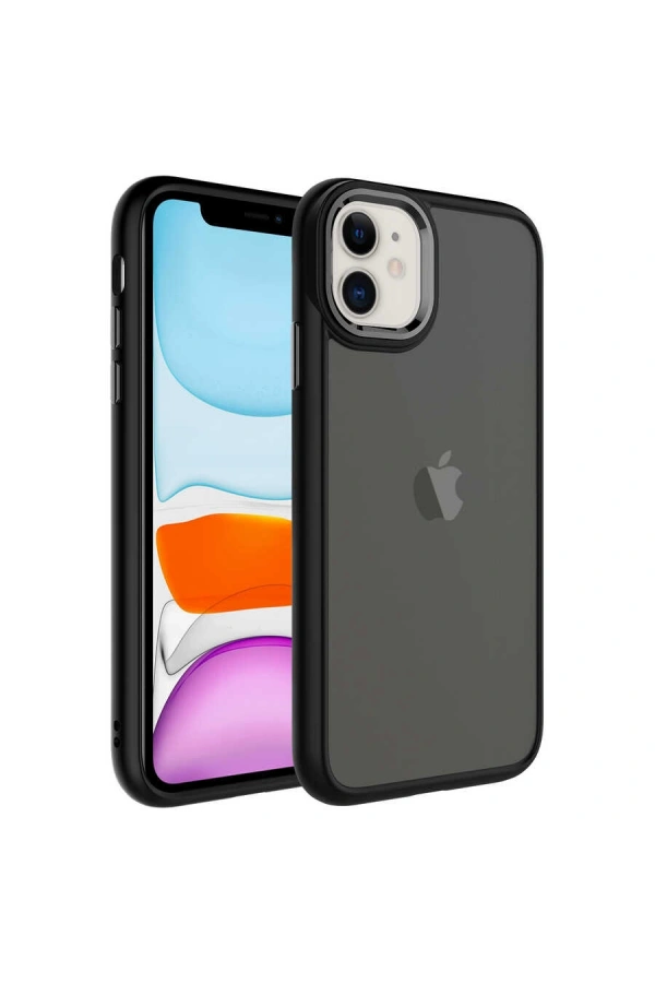 Apple iPhone 11 Kılıf Buzlu Sert PC Zore May Kapak