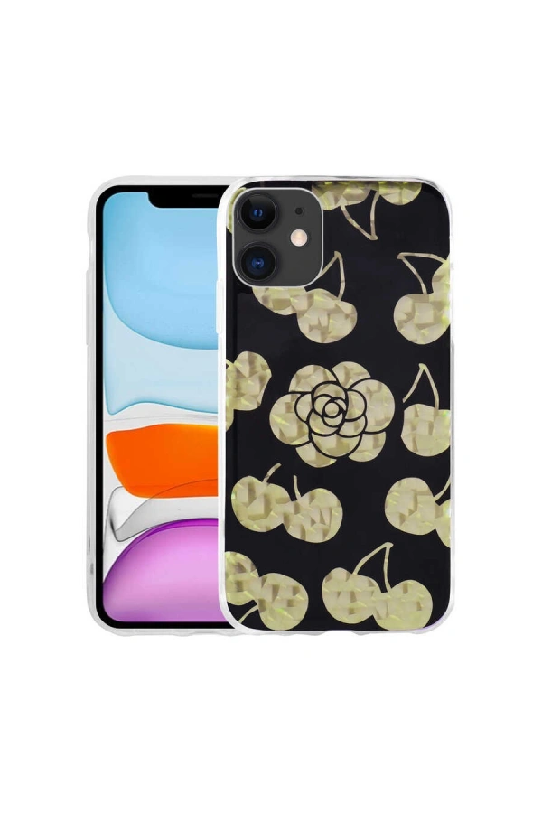 Apple iPhone 11 Kılıf Desenli Sert Zore Elnov Kapak