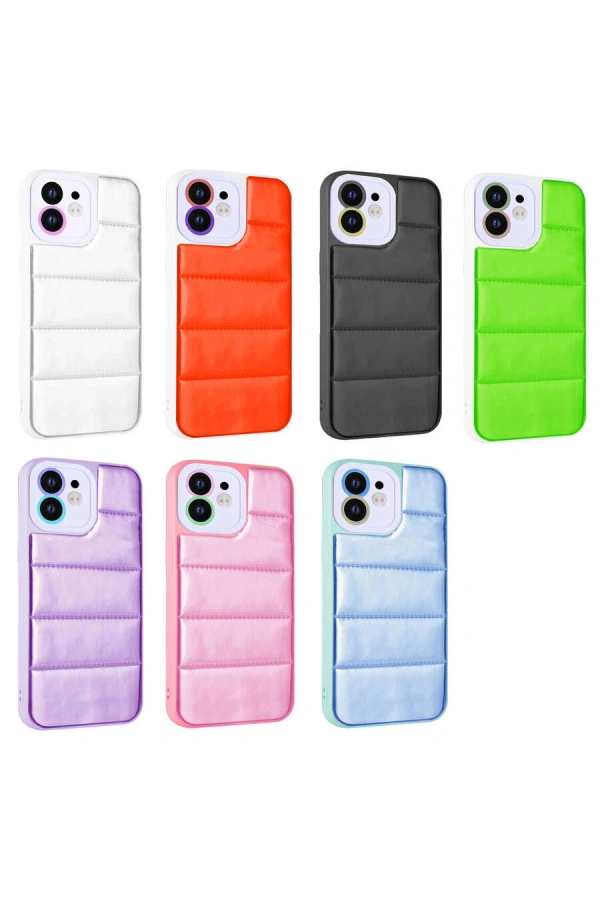Apple iPhone 11 Kılıf Kamera Korumalı Airbagli Renkli Zore Seksek Kapak
