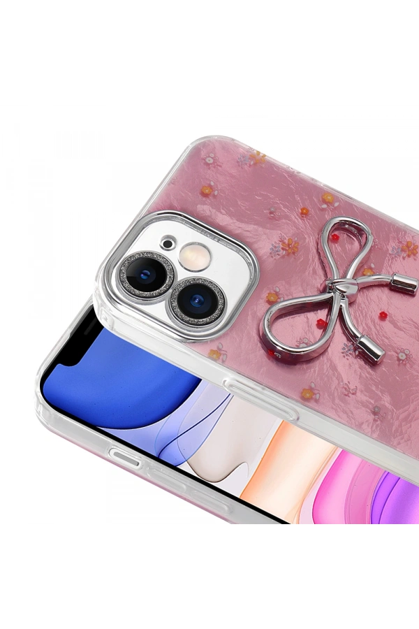 Apple iPhone 11 Kılıf Kamera Korumalı Figürlü Zore Ponti Silikon Kapak