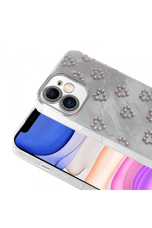 Apple iPhone 11 Kılıf Kamera Korumalı Figürlü Zore Ponti Silikon Kapak