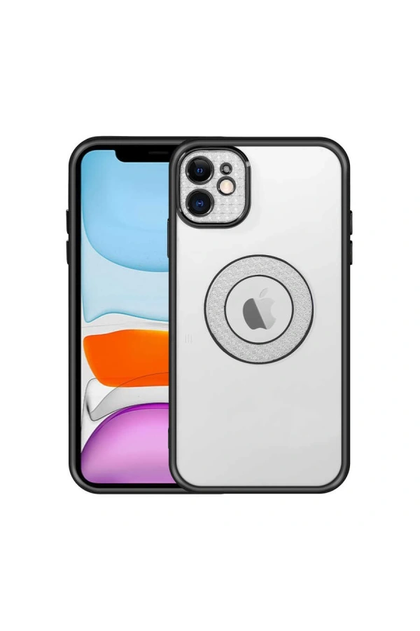 Apple iPhone 11 Kılıf Kamera Korumalı Logo Gösteren Zore Esta Kapak