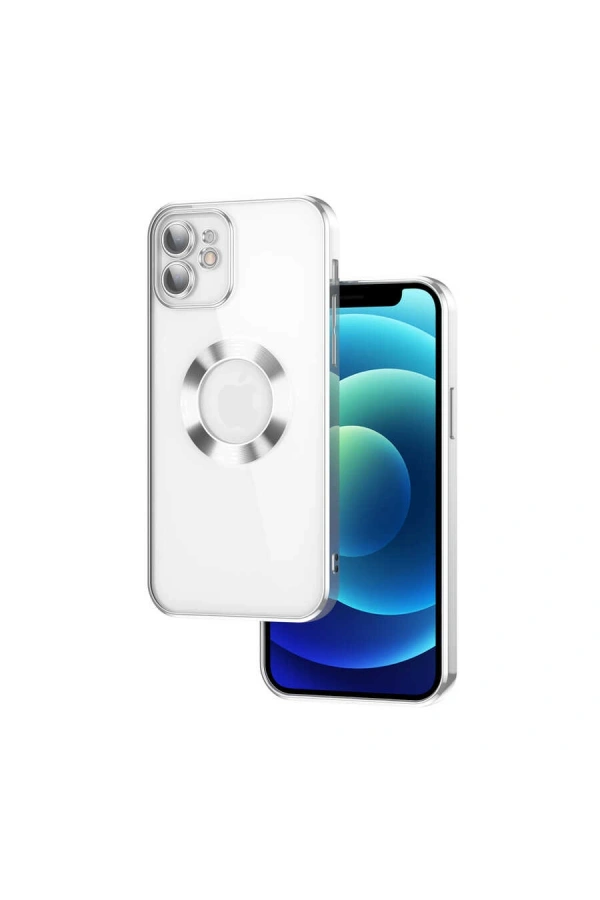 Apple iPhone 11 Kılıf Kamera Korumalı Logo Gösteren Zore Omega Kapak