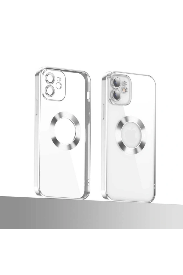 Apple iPhone 11 Kılıf Kamera Korumalı Logo Gösteren Zore Omega Kapak