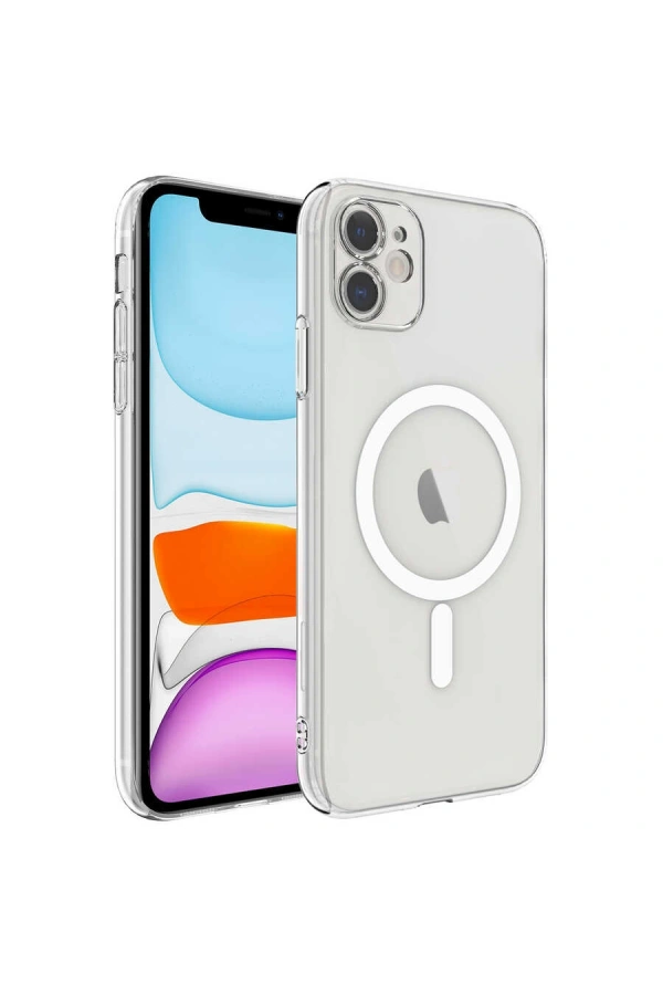 Apple iPhone 11 Kılıf Kamera Korumalı M-safe Sert PC Zore Porto Kapak